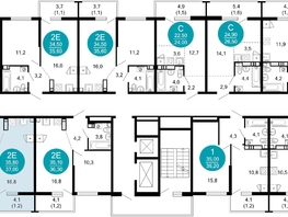 Продается 1-комнатная квартира ЖК Лестория, дом 2, 37  м&sup2;, 18378166 рублей