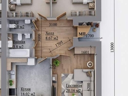 Продается Дом Колхозная ул, 81.7  м&sup2;, участок 6 сот., 6300000 рублей
