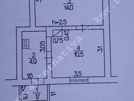 Продается 2-комнатная квартира Центральная ул, 31.1  м&sup2;, 3100000 рублей