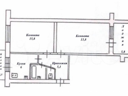 Продается 2-комнатная квартира Терская ул, 50  м&sup2;, 5700000 рублей
