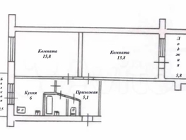 Продается 2-комнатная квартира Терская ул, 50  м&sup2;, 5700000 рублей