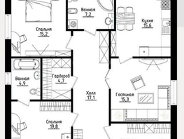 Продается Дом Гармония, 142  м&sup2;, участок 4.8 сот., 6800000 рублей