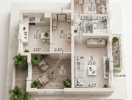 Продается 3-комнатная квартира Дзержинского ул, 104  м&sup2;, 9490000 рублей