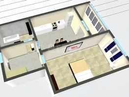 Продается 1-комнатная квартира Крупской пер, 40.3  м&sup2;, 5150000 рублей