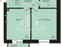 Продается 1-комнатная квартира Орджоникидзе ул, 53.6 м², 11340000 рублей
