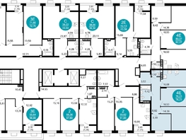 Продается 3-комнатная квартира ЖК 1799, литера 2.3, 78.23  м&sup2;, 15528966 рублей