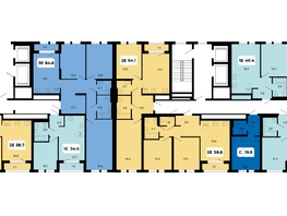 Продается 2-комнатная квартира ЖК Норд-Премьер, корпус 18, 63.9  м&sup2;, 8626500 рублей