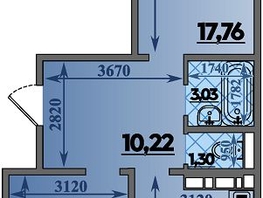 Продается 2-комнатная квартира ЖК Суворовский, литера 01, 68.8  м&sup2;, 8345440 рублей