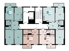 Продается 2-комнатная квартира ЖК Соседи, Этап 3 корпус 3, 67.4  м&sup2;, 10244800 рублей