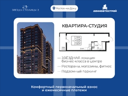 Продается Студия ЖК Звезда Столицы 2, 29.47  м&sup2;, 4980430 рублей