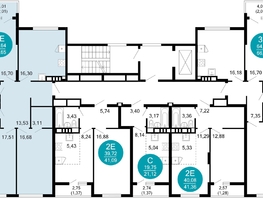 Продается 3-комнатная квартира ЖК 1799, литера 2.2, 91.8  м&sup2;, 19051805 рублей
