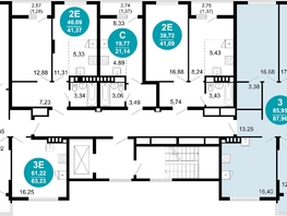 Продается 3-комнатная квартира ЖК 1799, литера 1.1, 88  м&sup2;, 16984704 рублей