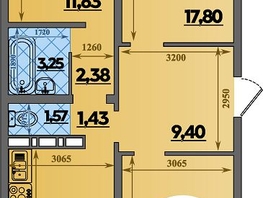 Продается 3-комнатная квартира ЖК Суворовский, литера 6, 82.56  м&sup2;, 9874176 рублей