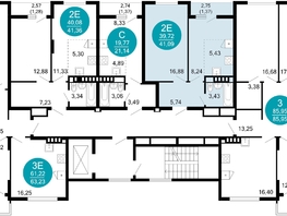 Продается 2-комнатная квартира ЖК 1799, литера 1.1, 41.3  м&sup2;, 9362462 рублей