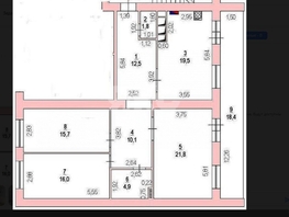 Продается 3-комнатная квартира Михаила Нагибина пр-кт, 100.8  м&sup2;, 15500000 рублей