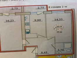 Продается 2-комнатная квартира Артемовская ул, 52.3  м&sup2;, 5250000 рублей