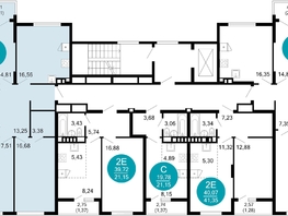 Продается 3-комнатная квартира ЖК 1799, литера 2.2, 89.7  м&sup2;, 17526662 рублей