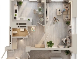 Продается 2-комнатная квартира Солженицына пр-кт, 65  м&sup2;, 7500000 рублей