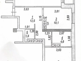 Продается 2-комнатная квартира Зорге ул, 67.3  м&sup2;, 10800000 рублей