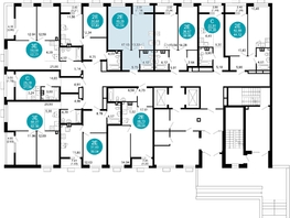 Продается 1-комнатная квартира ЖК 1799, литера 2.1, 41.5  м&sup2;, 9078540 рублей