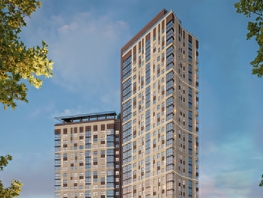 Продается 1-комнатная квартира ЖК Манхэттен 2.0 Новая высота, 45.58  м&sup2;, 6837000 рублей