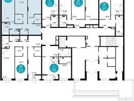 Продается 3-комнатная квартира ЖК 1799, литера 2.3, 90.8  м&sup2;, 17084928 рублей