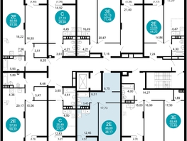 Продается 1-комнатная квартира ЖК 1799, литера 2.1, 48.17  м², 9552111 рублей