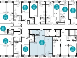 Продается 3-комнатная квартира ЖК 1799, литера 2.1, 70.63  м², 13151306 рублей