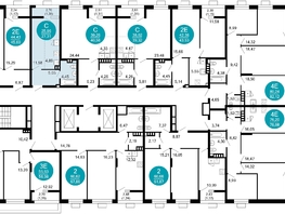 Продается 1-комнатная квартира ЖК 1799, литера 2.1, 27.31  м², 6770149 рублей