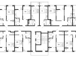 Продается 1-комнатная квартира ЖК Флора, литера 2.1, 35.1  м², 4984200 рублей