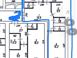 Продается 2-комнатная квартира баррикадная 1-я, 79.6  м², 7300000 рублей