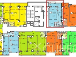 Продается 1-комнатная квартира баррикадная 2-я, 40  м², 4500000 рублей