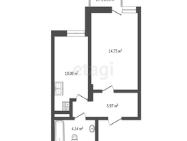 Продается 1-комнатная квартира Нансена ул, 36.9  м², 6500000 рублей