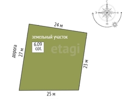 Продается Участок ИЖС Лебединая ул, 6.1  сот., 243000 рублей