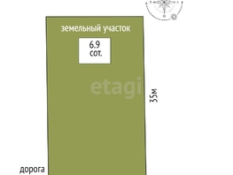 Продается Участок ИЖС Дружбы народов ул, 6.9  сот., 1855000 рублей