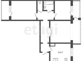 Продается 3-комнатная квартира Жмайлова ул, 60  м², 6200000 рублей