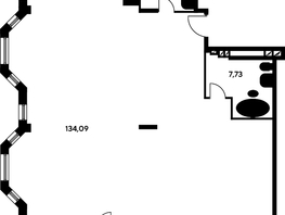 Продается 4-комнатная квартира ЖК Пушкин, 148.3  м², 38380000 рублей