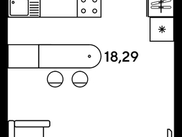 Продается Студия ЖК Малина Парк, дом 1, 24.13  м², 4740000 рублей