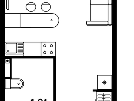 Продается Студия ЖК Малина Парк, дом 1, 25.92  м², 4100000 рублей