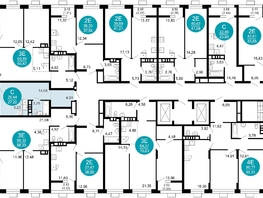 Продается 1-комнатная квартира ЖК 1799, литера 2.1, 27.22  м², 6851274 рублей