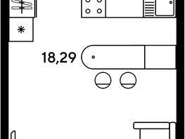 Продается Студия ЖК Малина Парк, дом 1, 24.18  м², 3210000 рублей