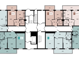 Продается 1-комнатная квартира ЖК Соседи, Этап 1 корпус 1, 42.73  м², 4443920 рублей