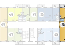 Продается 3-комнатная квартира ЖК Суворовский, литера 01, 82.58  м², 7052332 рублей