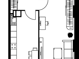 Продается 1-комнатная квартира ЖК Гринсайд, 4.1-4.3, 45.03  м², 6710000 рублей