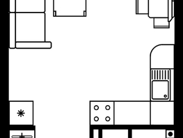 Продается Студия ЖК Гринсайд, 3.1-3.4, 21.5  м², 5280000 рублей