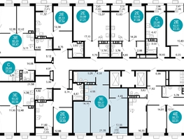 Продается 3-комнатная квартира ЖК 1799, литера 2.1, 70.63  м², 13257251 рублей