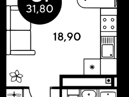 Продается Студия ЖК Сезоны, 31.55 м², 5030000 рублей