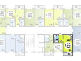 Продается Студия ЖК Платовский, литер 13, 25.28  м², 3349600 рублей