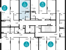 Продается 1-комнатная квартира ЖК 1799, литера 2.3, 30.3  м², 7644690 рублей