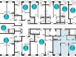 Продается 3-комнатная квартира ЖК 1799, литера 2.1, 92.01  м², 16488192 рублей